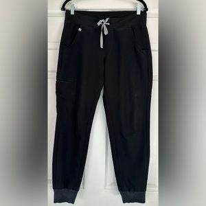 Figs women's Zamora - Petite Jogger Scrub Pants - S - Petite / Black